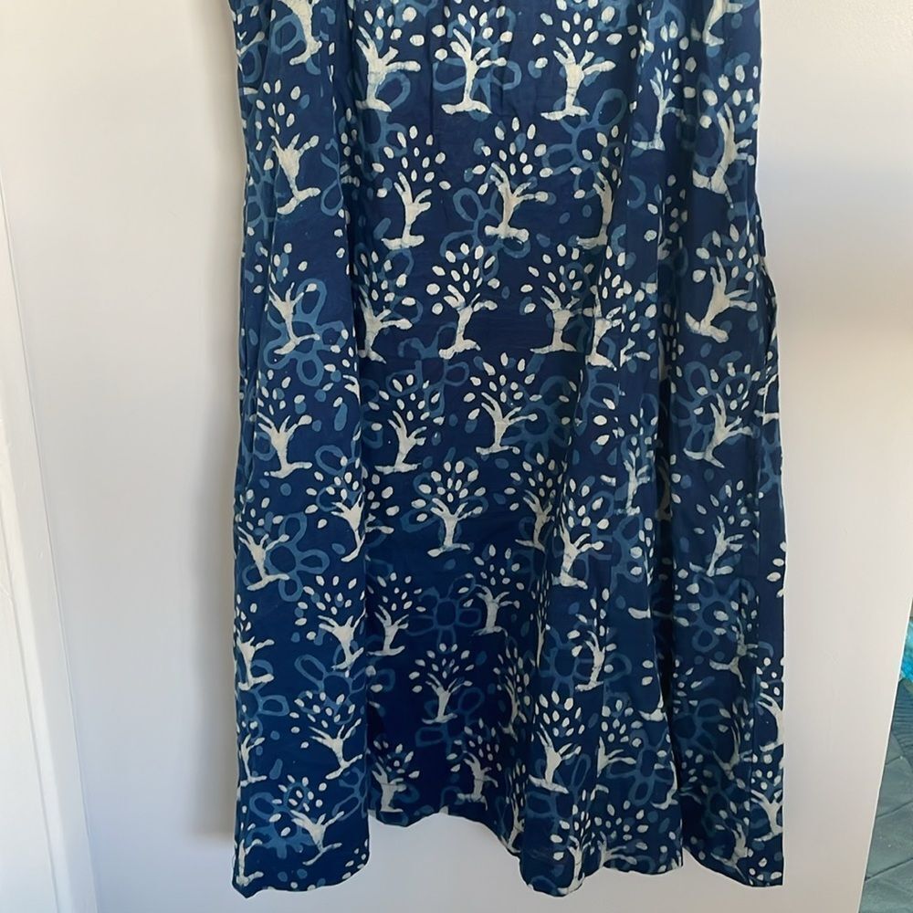 NWT Women ikkat print cotton summer dress - Picture 6 of 7